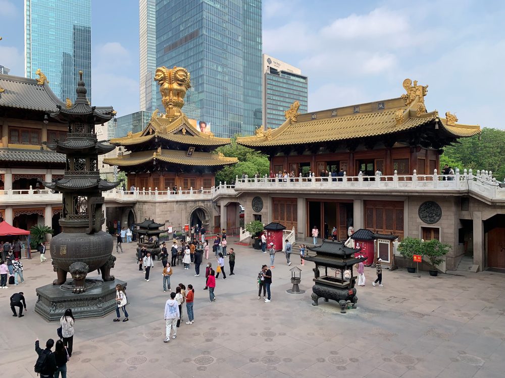 静安寺实景照片